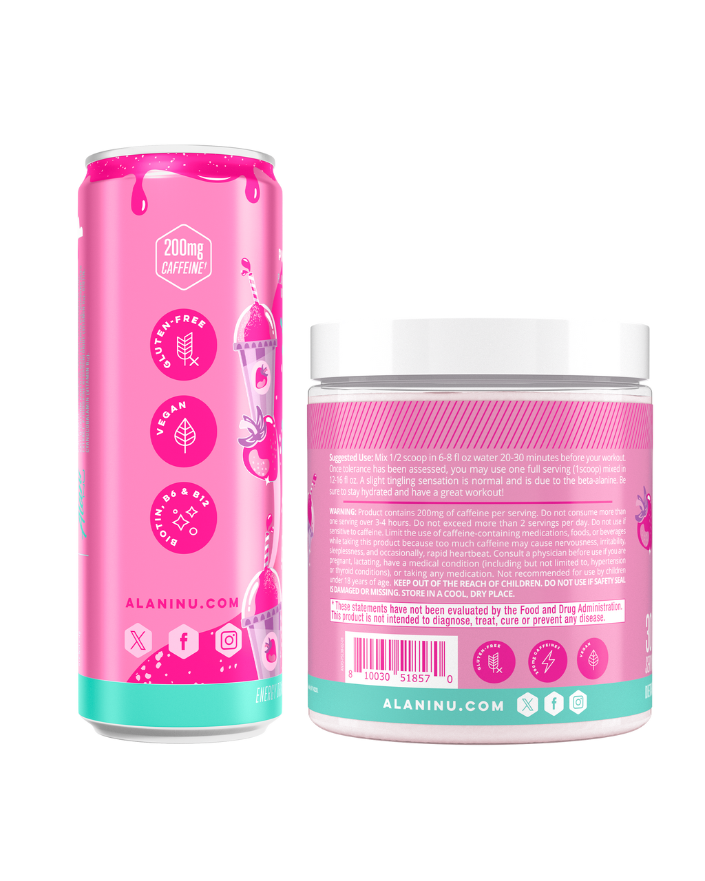 Energy Drink & Pre-Workout - Pink Slush